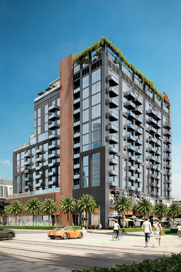 The Rider Residences Building Rendering