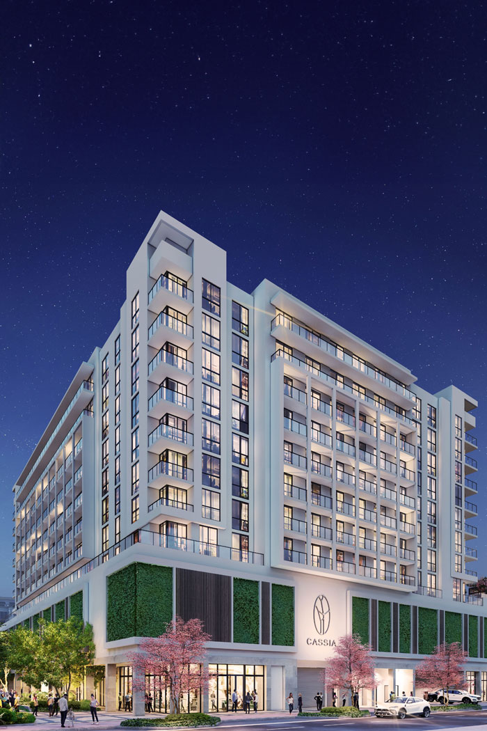 Cassia Residences Coral Gables Building Rendering