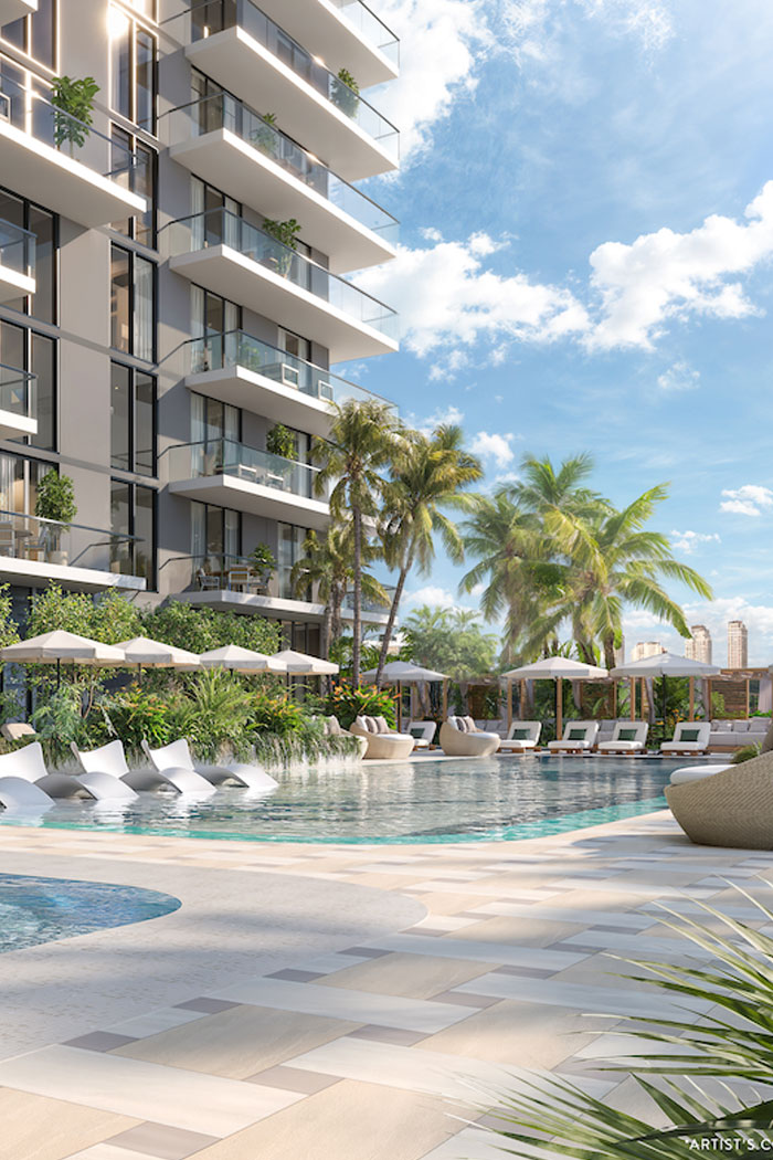 Viceroy Residences Aventura Building Rendering