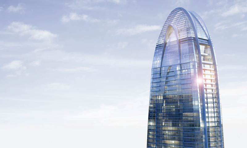 Okan Tower Building Rendering