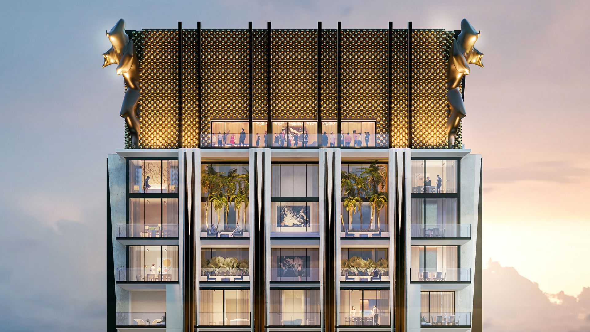 888 Brickell by Dolce & Gabbana Building Rendering