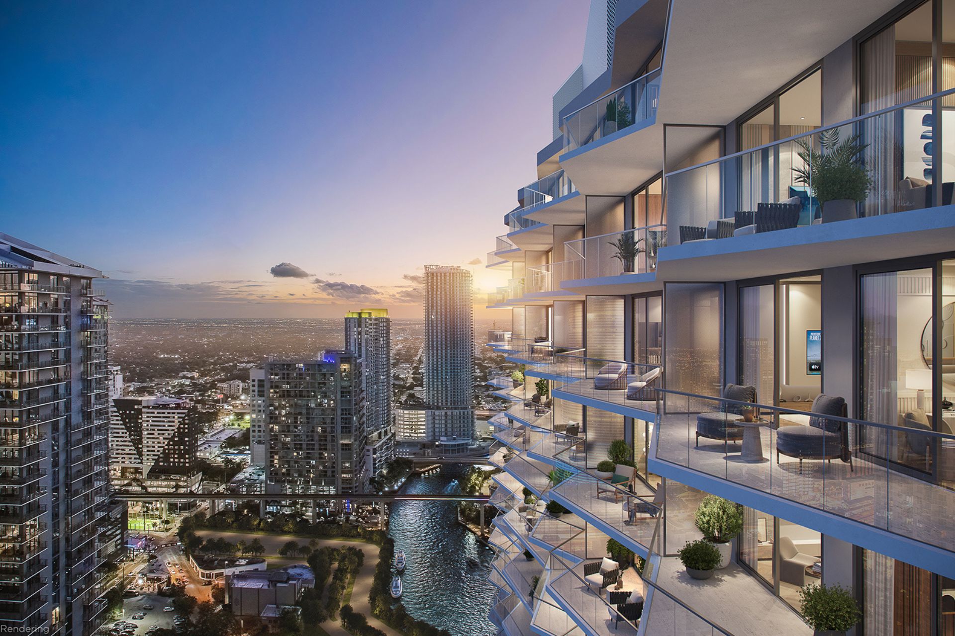 Viceroy Brickell Building Rendering