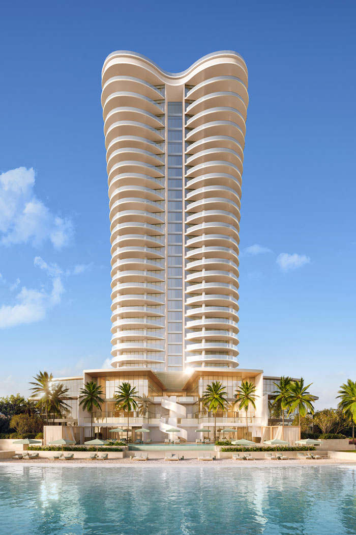 Mandarin Oriental Residences, West Palm Beach Building Rendering
